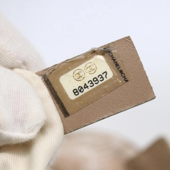 CHANEL New Travel Line Tote Bag Nylon Beige Gold CC - Picture 15 of 16